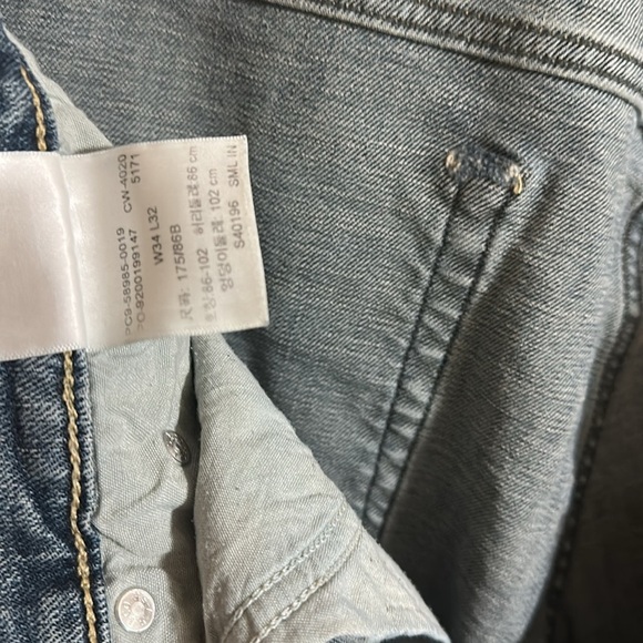 Signature Levi Strauss s61 Relaxed Fit Men's Blue Jeans - Picture 4 of 4